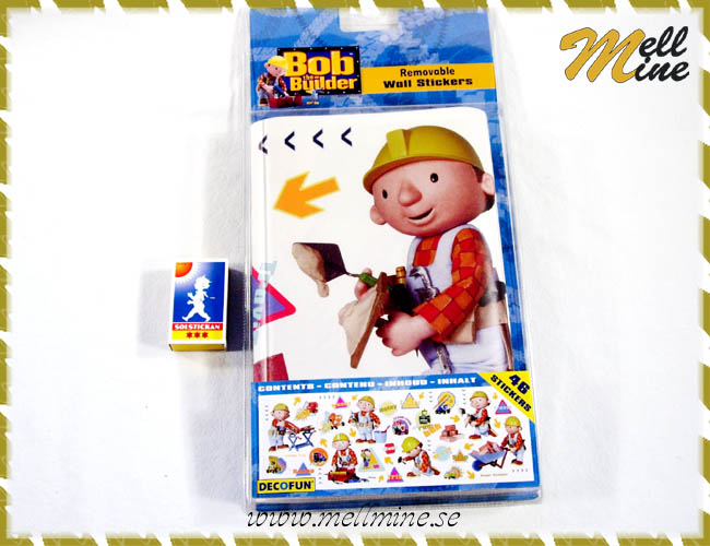 V�ggstickers - Byggare Bob