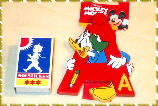Tr�bokstav Disneyfigur - �