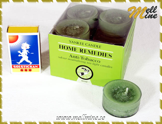 Yankee Candle, v�rmeljus - Anti-tobacco mint