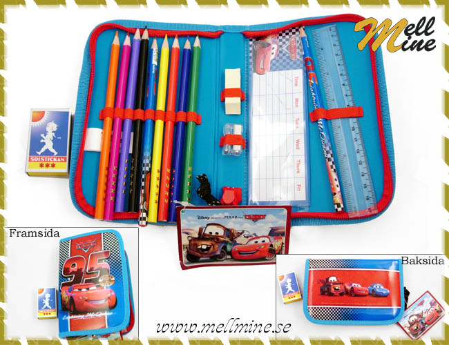 Disney / Pixar Bilar (cars) - Pennfodral med inneh�ll