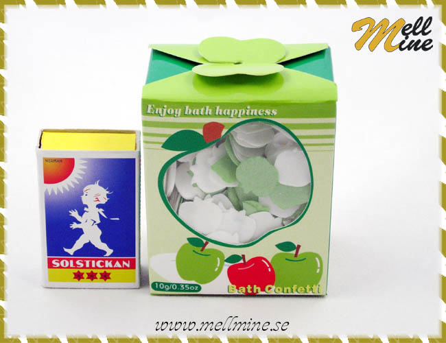 Badkonfetti, 10 gram - apple