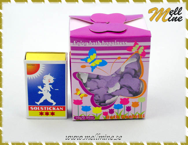 Badkonfetti, 10 gram - butterfly