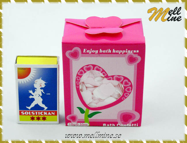 Badkonfetti, 10 gram - heart