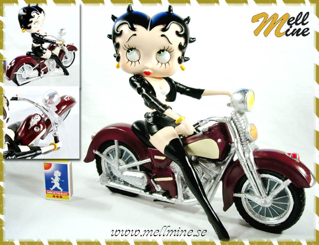 Betty Boop p� motorcykel