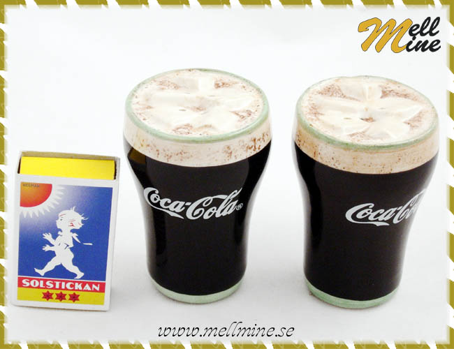 Coca Cola Salt- & Pepparkar, glas