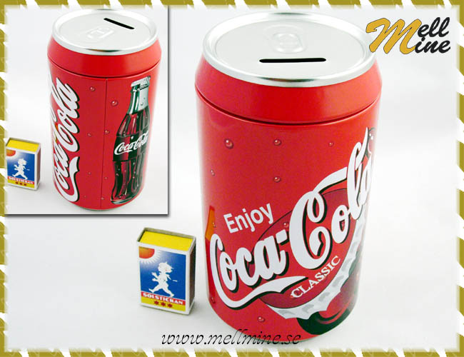 Coca Cola sparb�ssa, burk