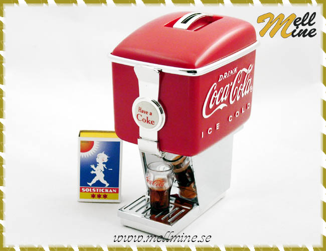 Coca Cola sparb�ssa, dryckesmaskin
