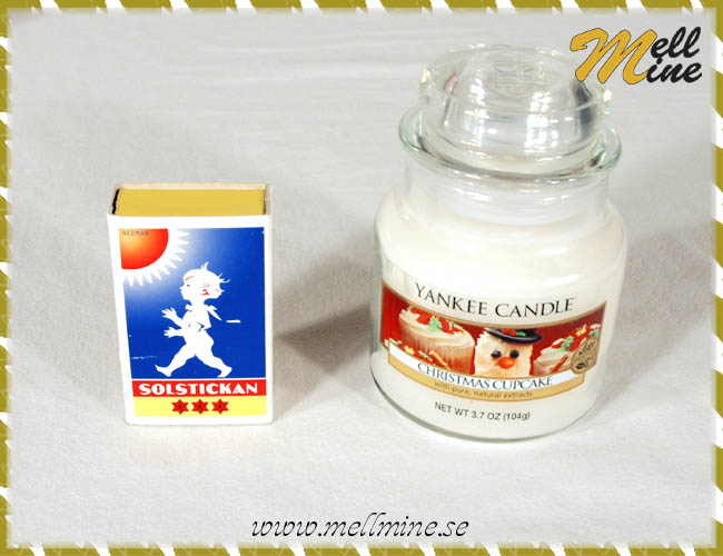 Yankee Candle housewarmer, small jar - Christmas cupcake