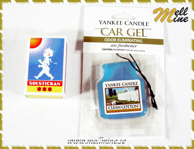 Yankee Candle, car jar - gel refresher - Clean cotton