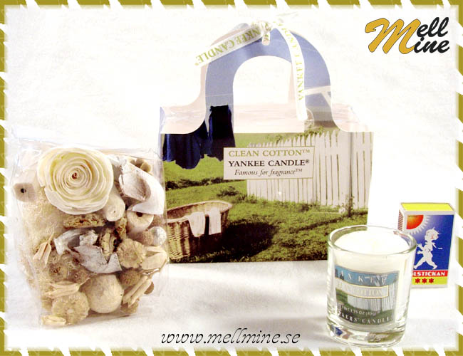 Yankee Candle presentset (giftbag) - Clean cotton