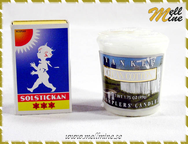 Yankee Candle votivljus - Clean cotton