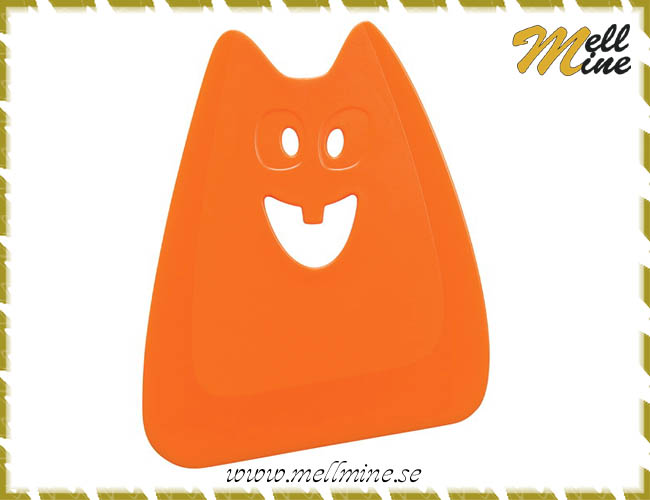 Degskrapa Hans, plast - orange