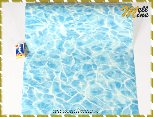 Dekorplast - vatten, 45 x 255 cm (bxl)