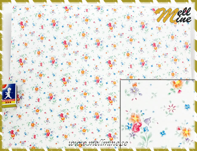 Dekorplast, dcfix - sommarblommor, b= 45 cm (metervara)