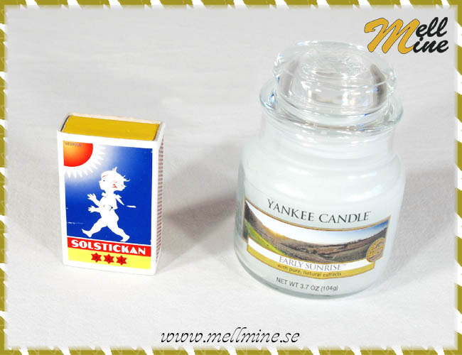 Yankee Candle housewarmer, small jar - Early sunrise