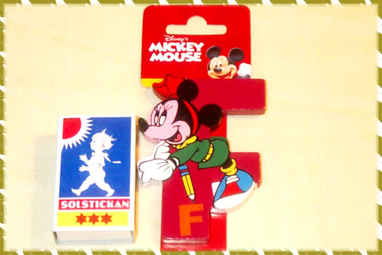 Tr�bokstav, Disneyfigur - F