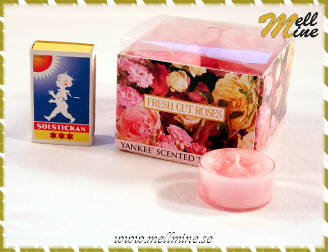 Yankee Candle, v�rmeljus - Fresh cut roses