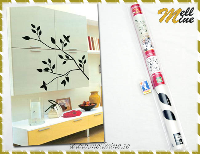 XL Wall Decor, v�ggdekoration - Black branches (kvistar o blad)