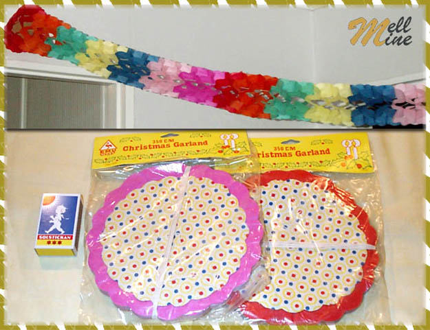 Pappersgirlang - multif�rgad