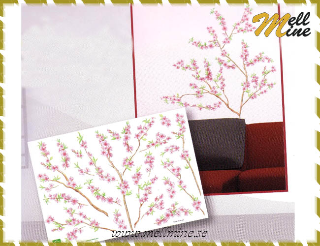 XL Wall Decor, v�ggdekoration - Peach branch (persikogrenar)