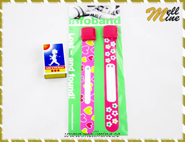 Infoband, 2-pack - blommor och hj�rtan