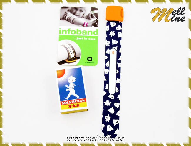 Infoband, m�rkbl�tt med sp�ken