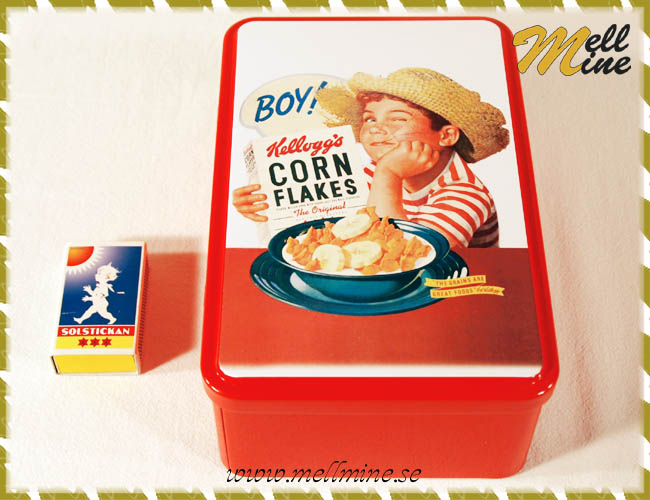 Kellogg�s pl�tburk, "BOY!"