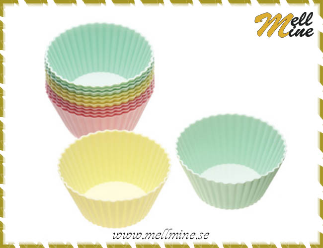 Muffinsformar i silikon 12-pack
