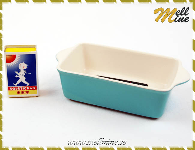 Ugnsform/miniform, rektangul�r - bl�