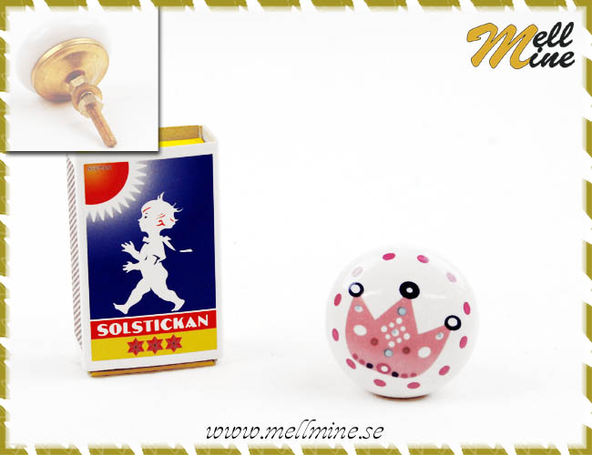 Knopp porslin - prinsessa