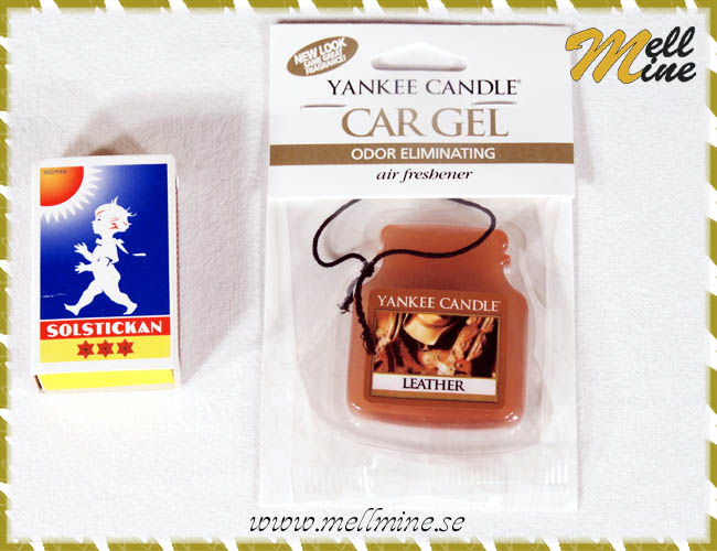 Yankee Candle, car jar - gel refresher - Leather