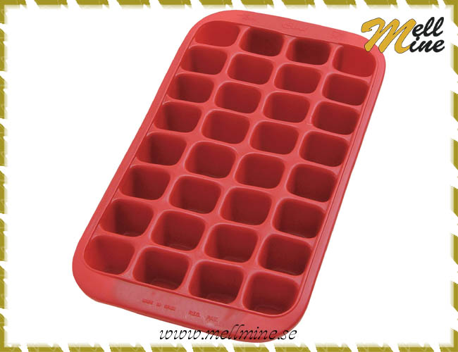 Isform i mjuk gummi, r�d