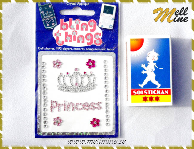 Mobilstickers / mobilkristaller - princess