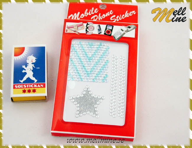 Mobilstickers / mobilkristaller - stj�rna