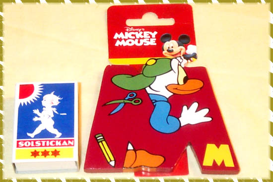 Tr�bokstav, Disneyfigur - M