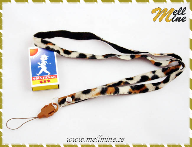Mobilband, leopard - brun/svart/vit