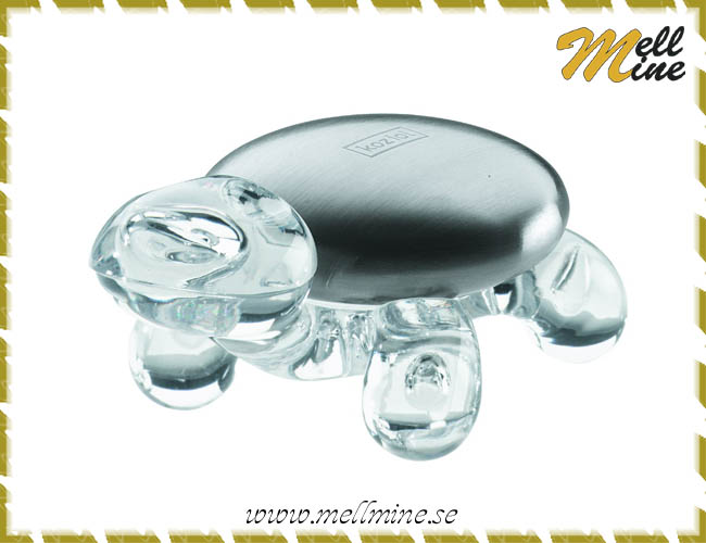 Metalltv�l Amanda, plast/metall - genomskinlig