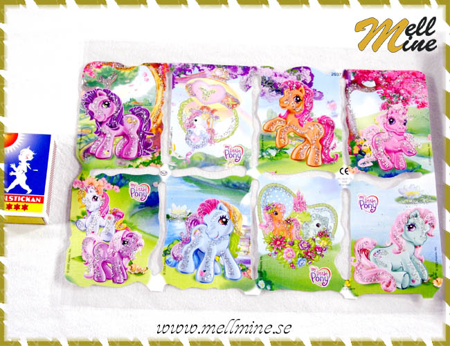 Bokm�rkeskarta, MPL / MLP 2037 My Little Pony - glitter