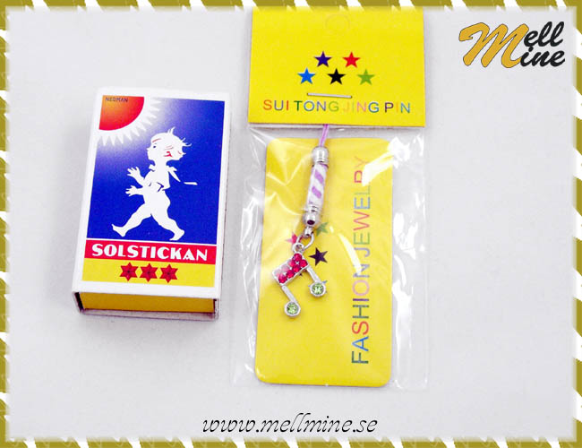 Mobilsmycke not - r�d/gr�n