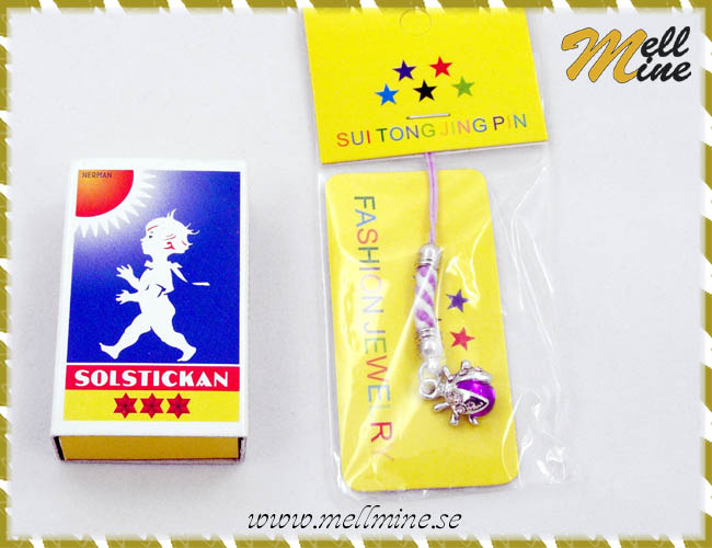 Mobilsmycke skalbagge - lila
