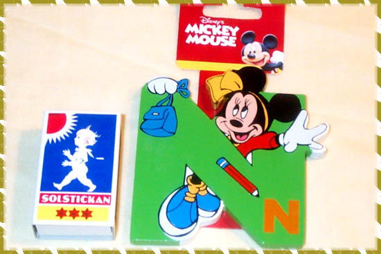 Tr�bokstav, Disneyfigur - N