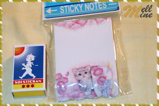 Sticky notes - katt i hatt