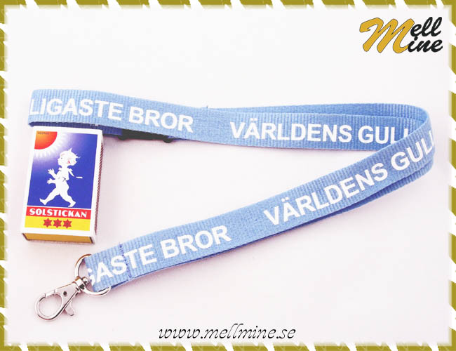Nyckelband, V�RLDENS GULLIGASTE BROR, bl�