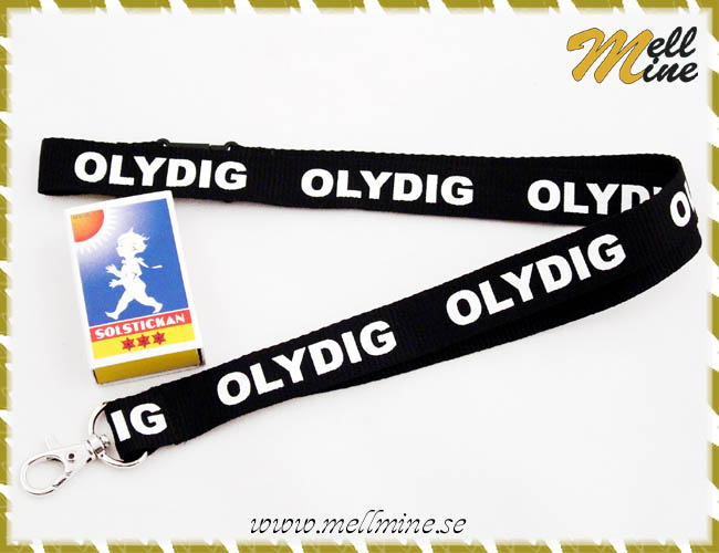 Nyckelband OLYDIG - svart