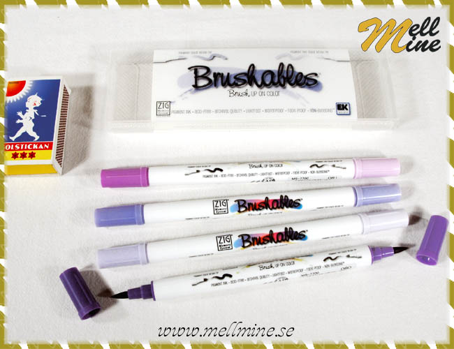 Brushables 4-pack - lila nyanser