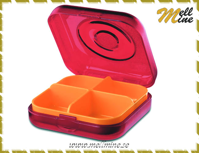 Pillerask (Well.com) plast - r�d