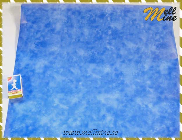 Dekorplast - bl�flammig - 45 x 200 cm