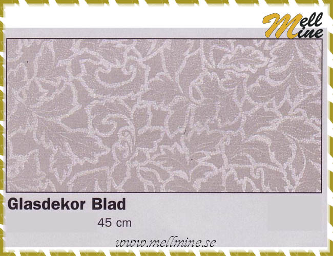 Glasdekor/f�nsterfilm - sm� blad, bredd 45 cm (metervara)