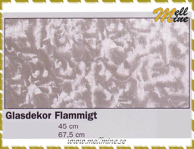 Glasdekor/f�nsterfilm - flammigt - bredd 67.5 cm (metervara)