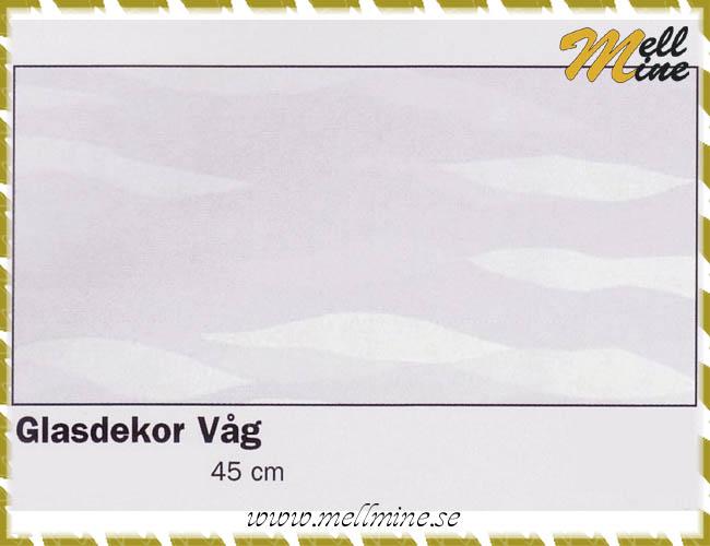 Glasdekor/f�nsterfilm - v�g, 45 x 159 cm (bxl)
